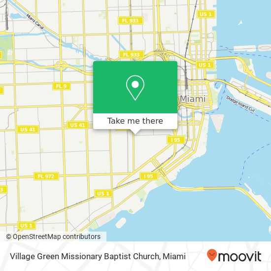Mapa de Village Green Missionary Baptist Church