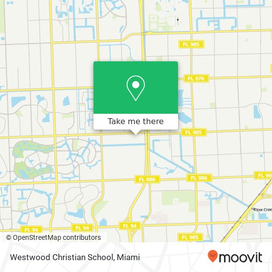 Mapa de Westwood Christian School