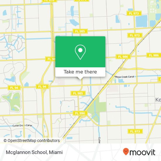 Mcglannon School map