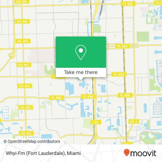 Whyi-Fm (Fort Lauderdale) map