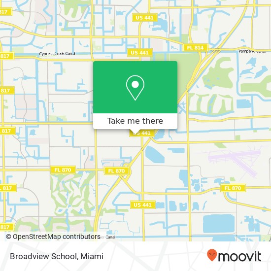 Broadview School map