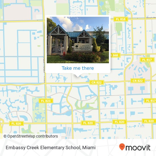 Embassy Creek Elementary School map