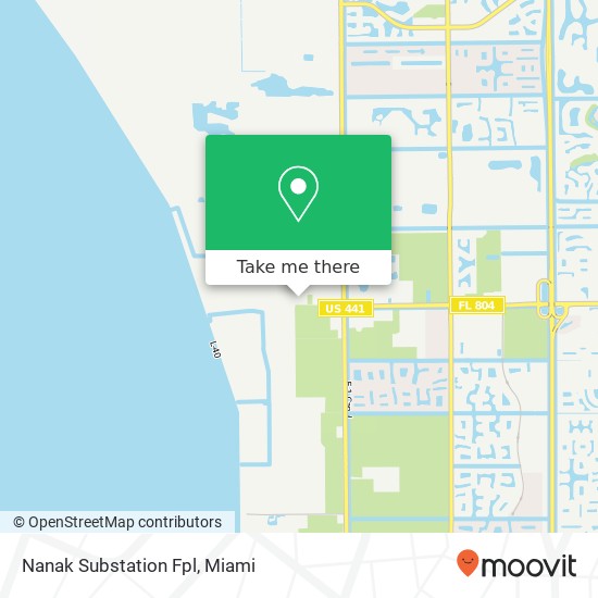 Mapa de Nanak Substation Fpl