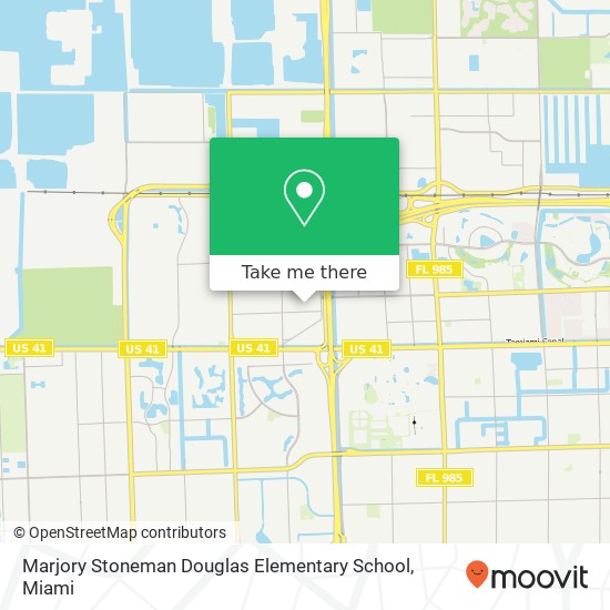 Marjory Stoneman Douglas Elementary School map