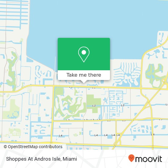 Shoppes At Andros Isle map