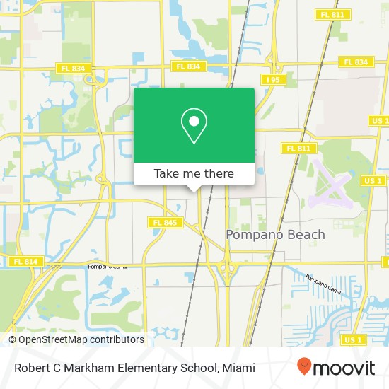 Robert C Markham Elementary School map