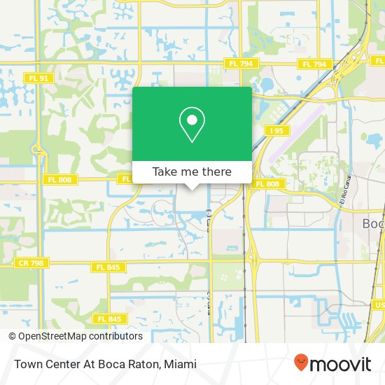Town Center At Boca Raton map