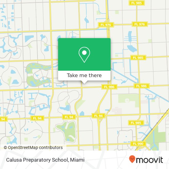 Calusa Preparatory School map