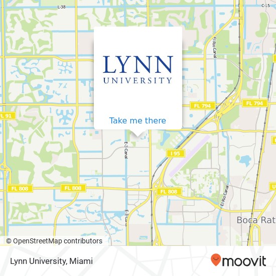 Mapa de Lynn University