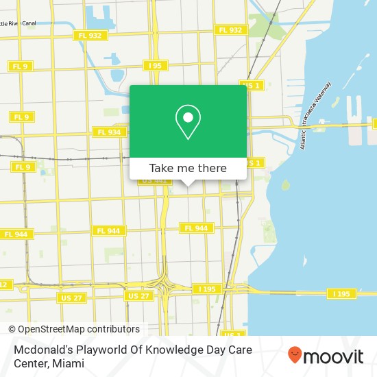 Mapa de Mcdonald's Playworld Of Knowledge Day Care Center