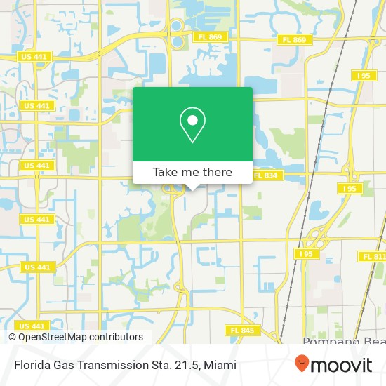 Florida Gas Transmission Sta. 21.5 map