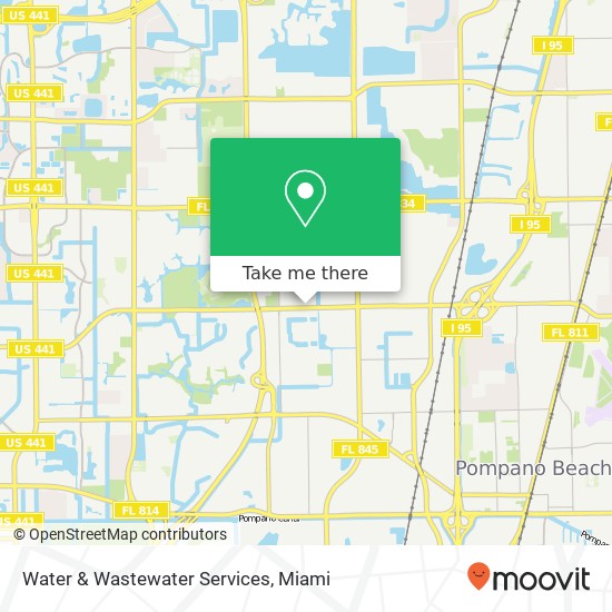 Water & Wastewater Services map