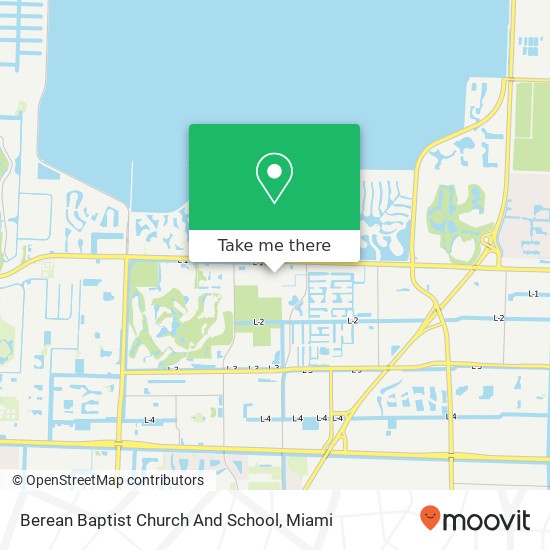Berean Baptist Church And School map