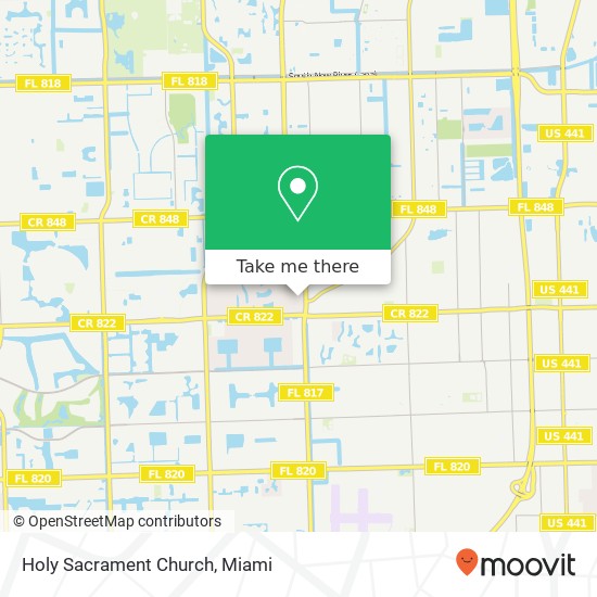 Holy Sacrament Church map
