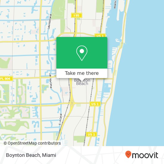 Boynton Beach map