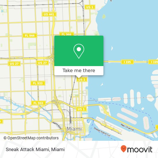 Sneak Attack Miami map