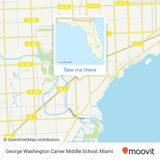 Mapa de George Washington Carver Middle School