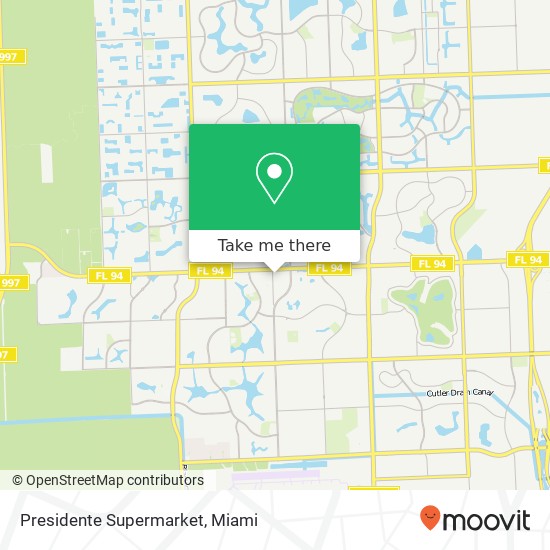 Presidente Supermarket map