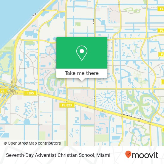 Seventh-Day Adventist Christian School map