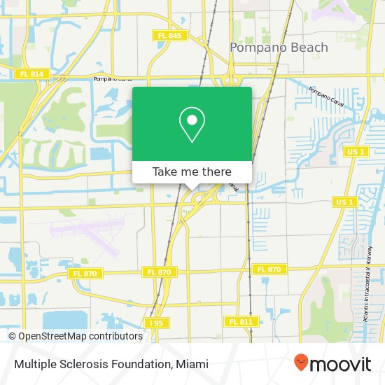 Mapa de Multiple Sclerosis Foundation