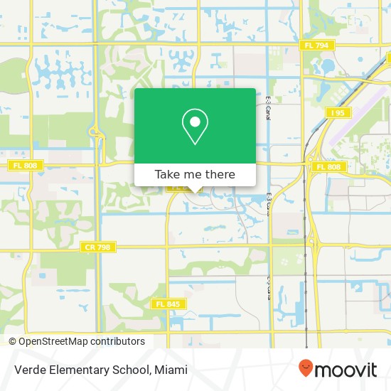 Verde Elementary School map