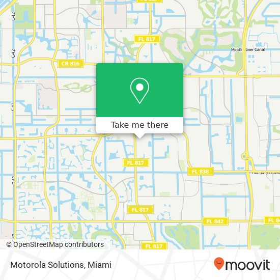 Mapa de Motorola Solutions