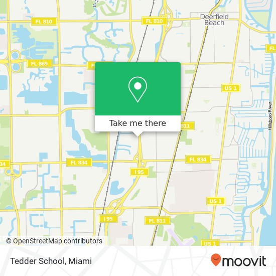 Tedder School map