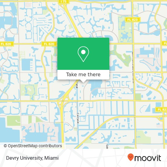 Mapa de Devry University