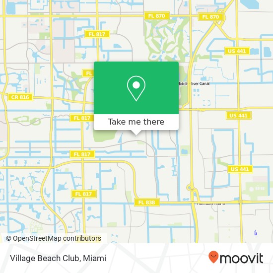 Village Beach Club map