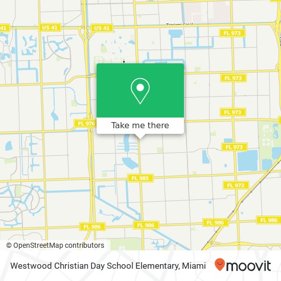 Westwood Christian Day School Elementary map