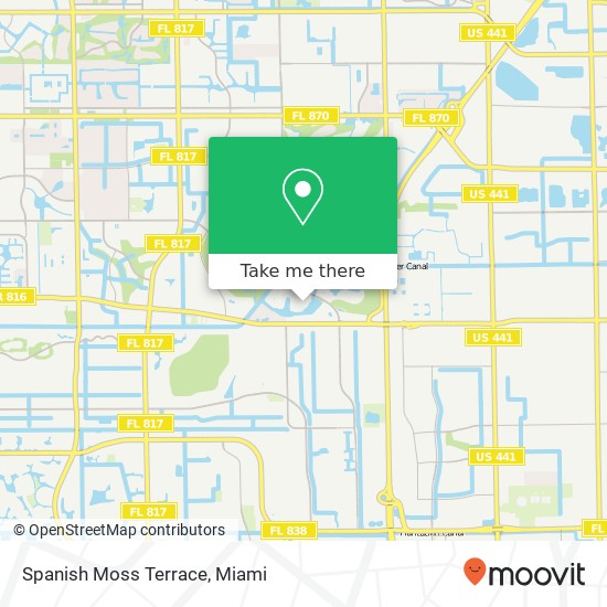 Spanish Moss Terrace map