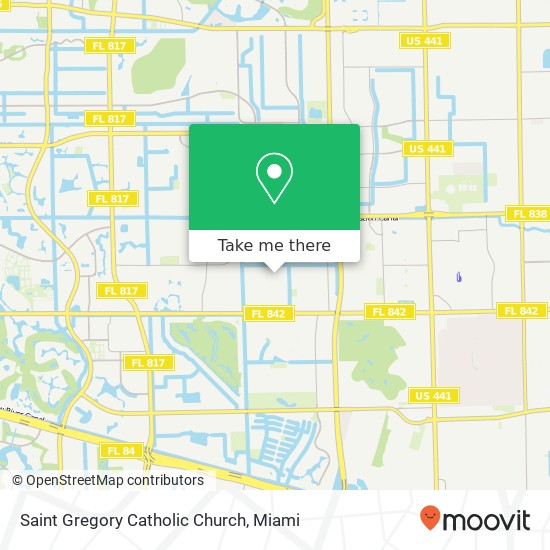 Saint Gregory Catholic Church map