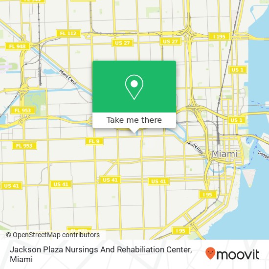 Jackson Plaza Nursings And Rehabiliation Center map