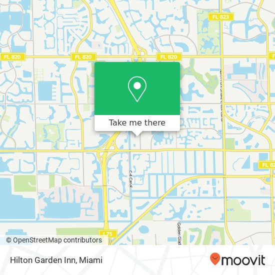 Hilton Garden Inn map