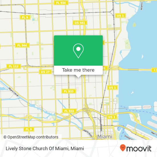 Mapa de Lively Stone Church Of Miami