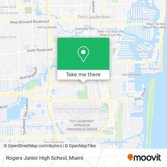 Mapa de Rogers Junior High School