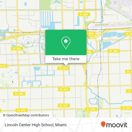 Mapa de Lincoln Center High School