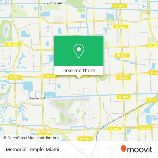 Memorial Temple map