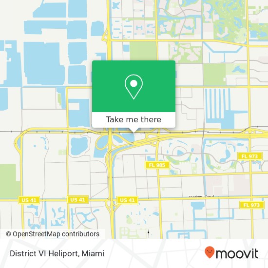 District VI Heliport map