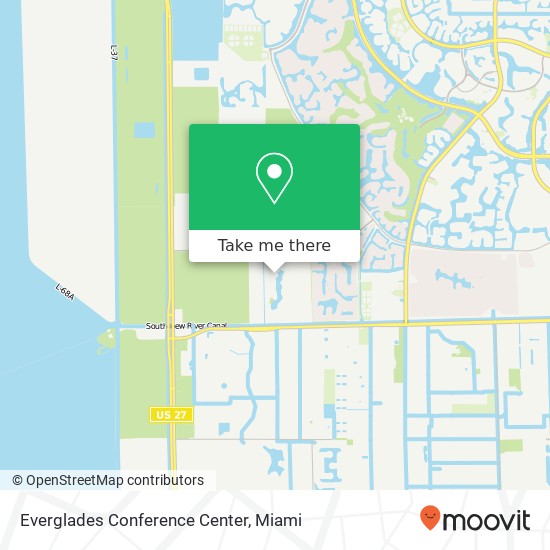 Mapa de Everglades Conference Center