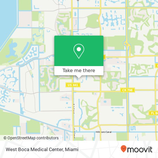 West Boca Medical Center map