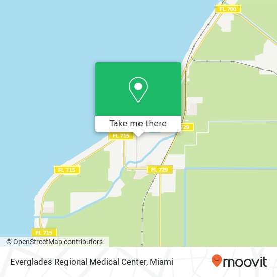 Mapa de Everglades Regional Medical Center