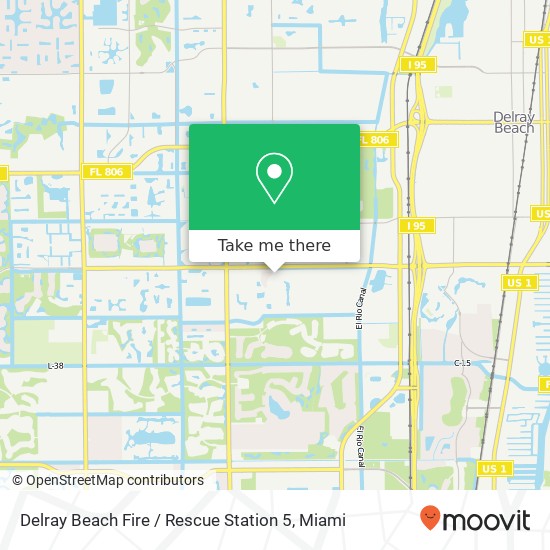 Delray Beach Fire / Rescue Station 5 map