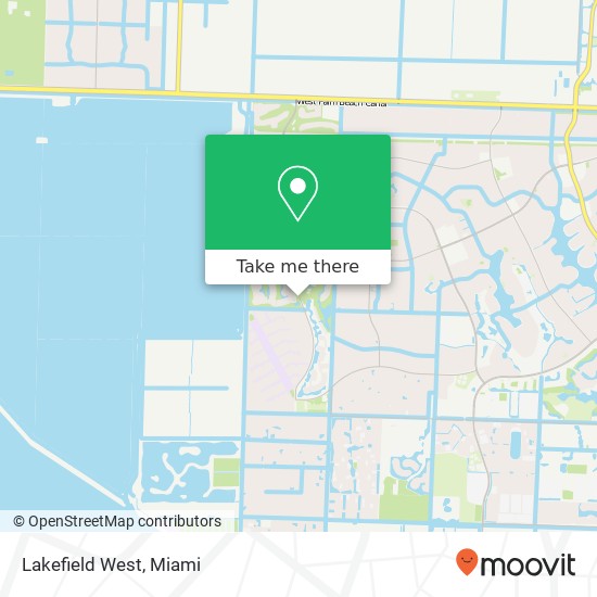 Lakefield West map
