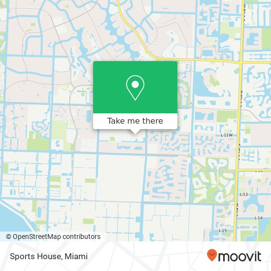 Sports House map