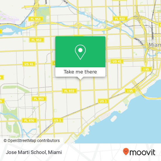 Jose Marti School map