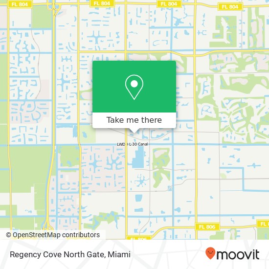 Mapa de Regency Cove North Gate