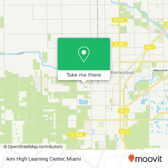 Aim High Learning Center map