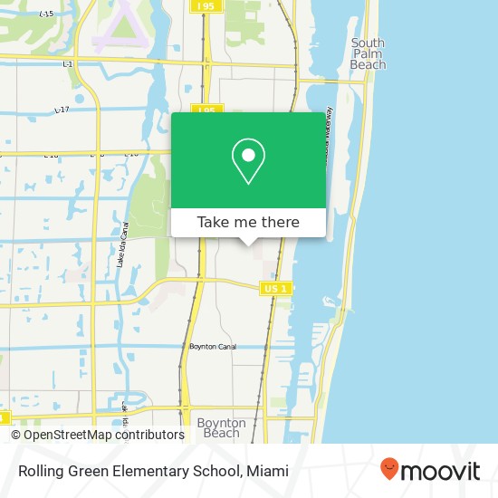 Rolling Green Elementary School map