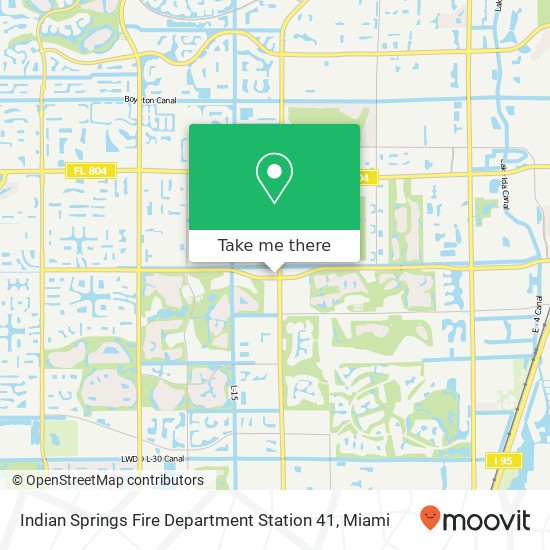 Indian Springs Fire Department Station 41 map